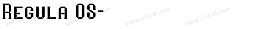 Regula OS字体转换